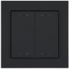 KNX 4tlačítko 55x55 mm, RGBW LED, matná černá