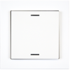 KNX 2tlačítko 55x55 mm, RGBW LED, bílá, měření teploty