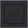 KNX 4tlačítko 55x55 mm, RGBW LED, matná černá