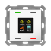 KNX 4tlačítko 55x55 mm s displejem, bílá