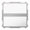 KNX pohybové čidlo 63x63 mm, měření osvitu, lesklá bílá