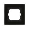 MDT skleněný rámeček 1násobný, 63x63 mm, černý