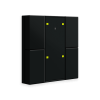 KNX 4tlačítko Plus, matná černá