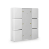 KNX 6tlačítko Plus, lesklá bílá