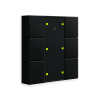 KNX RF+ 6tlačítko vč. aktoru, matná černá