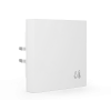 KNX čidlo teploty a vlhkosti vč. regulátoru, 63x63 mm, lesklá bílá