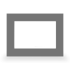 MDT rámeček, imitace broušené ocely - pro 10" dotykové panely