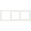 Deep 3násobný rámeček, otvory (60x60 | 55x55 | 55x55), provedení White Malé