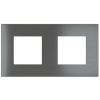 Magnetic plate 2-fold (2 windows 45x45 mm) Proxima series Metal Quantum Carbon