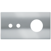 Magnetic plate 2-fold for 2-rocker push button + power socket Schuko, French, Israeli Proxima series