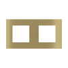 Rectangular Plate 71 (Form/Flank/NF) (80x151) 2 windows (45x45)+(45x45) Metal Brass 26