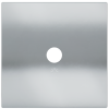 Square magnetic plate for a 1-rocker push button Proxima series Metal Chrome + customization