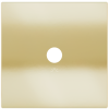 Square magnetic plate for a 1-rocker push button Proxima series Metal Champagne + customization