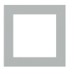Fenix čtvercová deska, otvor 55x55 mm, provedení Grey Efeso