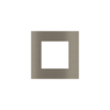 Čtvercová deska, otvor 45x45 mm, Nickel