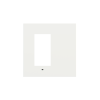 Signum čtvercový rámeček Surface Fenix NTM White Malè