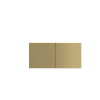 Kit 1 20Venti rectangular rocker for adjustments finish Metal Brass 26