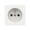 Krytka pro zásuvku, české provedení, lakováno v barvě White Malé