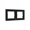 Dvojrámeček pro spínač Shelly WS, černý