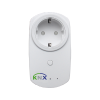 KNX RF+ zásuvka, 16A, 230 VAC vč. měření spotřeby, Secure