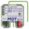 KNX RF+ liniová spojka, zapuštěné provedení, Secure