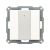 KNX RF+ 2tlačítko vč. aktoru, lesklá bílá