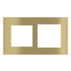 Rectangular Plate Surface (71/20Venti) (98x168) 2 windows (55x55)+(60x60) Metal Brass 26