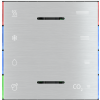 Laserem gravírovaný kovový kryt pro multisensor ET2, provedení Chrome (GBQ)