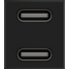 Keystone 2x USB-C nabíjení 20 W