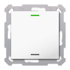 KNX 2tlačítko 55x55 mm, RGBW LED, bílé, Secure