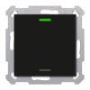 KNX 2tlačítko 55x55 mm, RGBW LED, černé, Secure