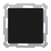 KNX 2tlačítko Basic 55x55 mm, černé, Secure