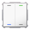 KNX 4tlačítko 63x63 mm, RGBW LED, teplota, bílé, Secure
