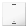 MDT hmatník pro KNX 1tlačítko 63x63 mm, potisk spínač, bílý
