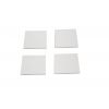 Plastové čtvercové hmatníky (4 ks), barva Ice white (GAA)