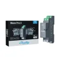 Shelly Wave 2, spínací modul 2x 16A na DIN lištu, Z-Wave