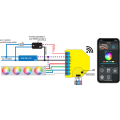 Shelly RGBW2, stmívač pro LED pásky, WiFi