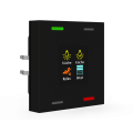 KNX 4tlačítko 55x55 mm s displejem, matná černá