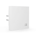 KNX čidlo teploty a vlhkosti vč. regulátoru, 55x55 mm, lesklá bílá