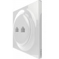 Walli Ethernet zásuvka, lesklá bílá