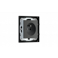 Zásuvka 230 V, české provedení, 55x55 mm
