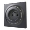 Walli zásuvka typu E, matná antracit