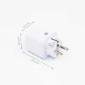 Shelly Plug M Gen3, zásuvka s měřením spotřeby, WiFi, bílá (balení 2 ks)