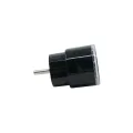 Shelly Plug PM Gen3, zásuvka s měřením spotřeby, WiFi, černá