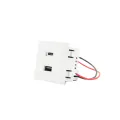 Shelly USB dobíječka pro stojan na stůl pro Wall Display, bílý