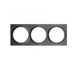 Walli Trojrámeček, matná antracit