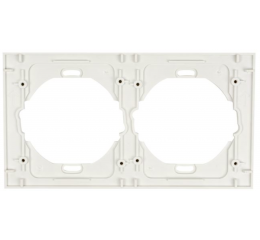 Dvojitý Trim Ring, balení 5 ks, lesklá bílá