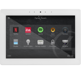 8" dotykový panel řady T4 do zdi, bílý