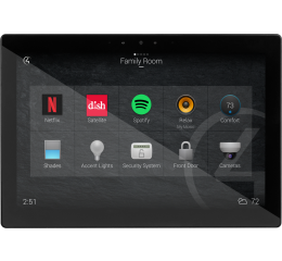 10" dotykový panel řady T4 do zdi, černý