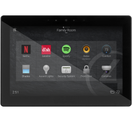 8" dotykový panel řady T4 do zdi, černý